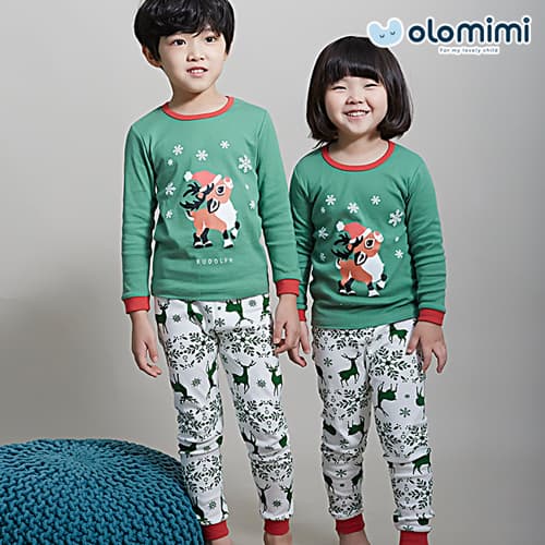 _OLOMIMI_ KOREA 2020 New_Pajamas_sleepwear_MERRY CHRISTMAS